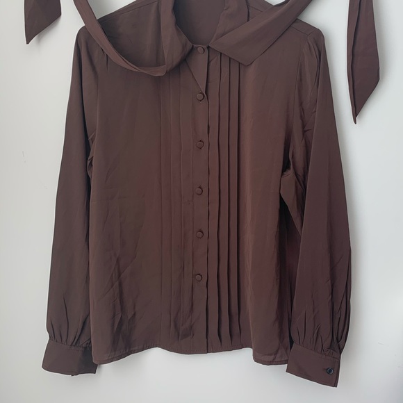 St Micheal brown top - Picture 3 of 6